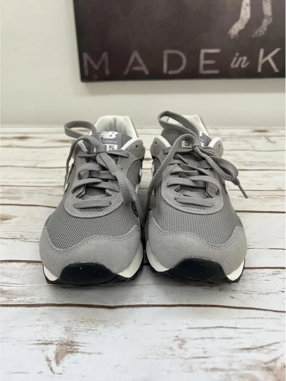 New Balance ML515GRY Men's Gray Sneakers Size 7.5 US